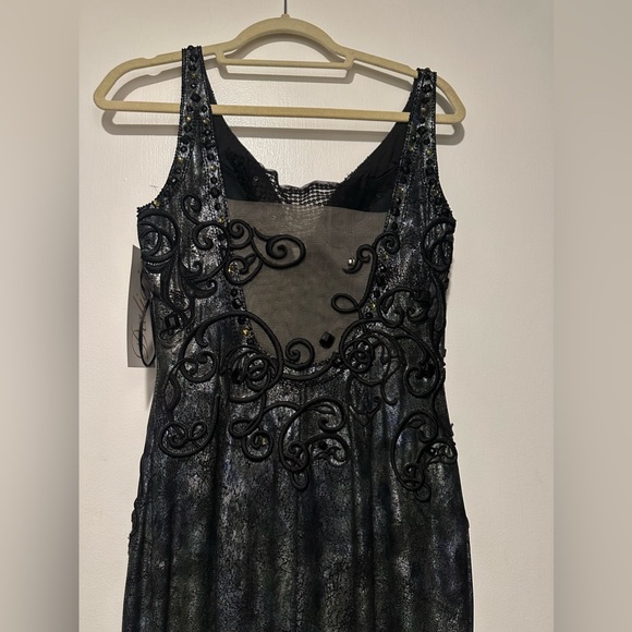 Nwt; Alberto Makali Black Coated Maxi Dress 🔥 - Picture 3 of 8